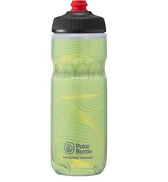 Polar Bottles Breakaway Insulated Jersey Knit Water Bottle - Highlighter, 20oz