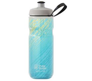 Polar Sport Insulated Nimbus Water Bottle - Blue/Yellow, 20oz