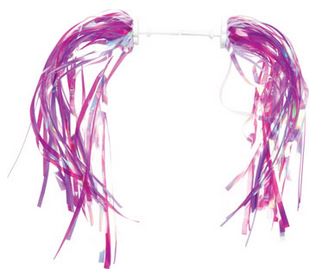 Dimension Kid's Bike Streamers: Magenta/Pink~ Pair