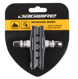 Jagwire Mountain Sport Brake Pads Threaded Post Black