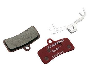 Tektro Q10RS Disc Brake Pad - Overall Balanced Resin Compound, For 4-Piston Caliper