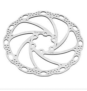 Tektro TR160-22 Disc Rotor - 160mm, 6-Bolt, Silver