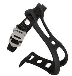 Dimension Toe Clip and Strap Set MD Black