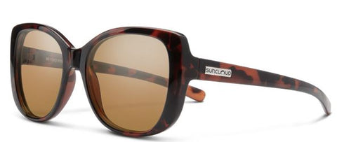 SUNCLOUD BEYOND SUNGLASSES TORTOISE /PLR BROWN