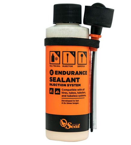 Orange Seal Endurance Tubeless Tire Sealant with Twist Lock Applicator - 4oz