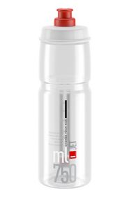 Elite Jet Water Bottle 750ml - Clear/Red