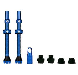 Muc-Off V2 Tubeless Valve Kit - Blue, 44mm, Pair