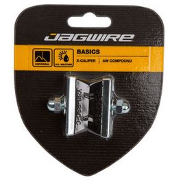 Jagwire Basics X-Caliper Brake Pads - Threaded, Black, Pair