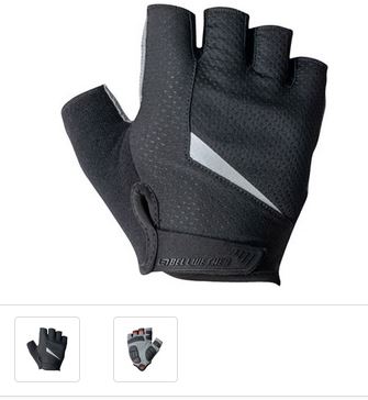 Bellwether Ergo Gel Gloves - Black, Short Finger, Men's, X-Large