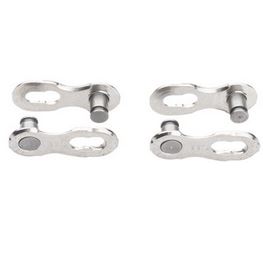 KMC MissingLink-11 Connector - 11-Speed, Reusable, Silver, 2 Pairs/Card