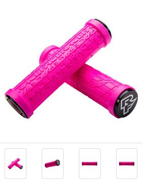 RaceFace Grippler Grips - Magenta, Lock-On, 30mm