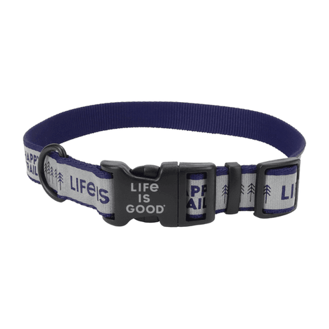 Life is Good Happy Trails Dog Collar Small